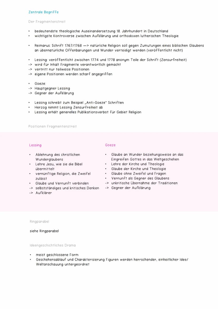 Nathan der Weise
Allgemeine Informationen:
●
●
.
●
Epocheneinordnung:
●
.
.
●
Autor: Gotthold Ephraim Lessing
Erscheinungsjahr: 1779 -> Epoc
