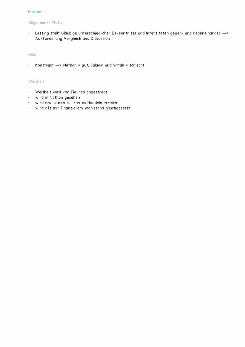 Nathan der Weise
Allgemeine Informationen:
●
●
.
●
Epocheneinordnung:
●
.
.
●
Autor: Gotthold Ephraim Lessing
Erscheinungsjahr: 1779 -> Epoc