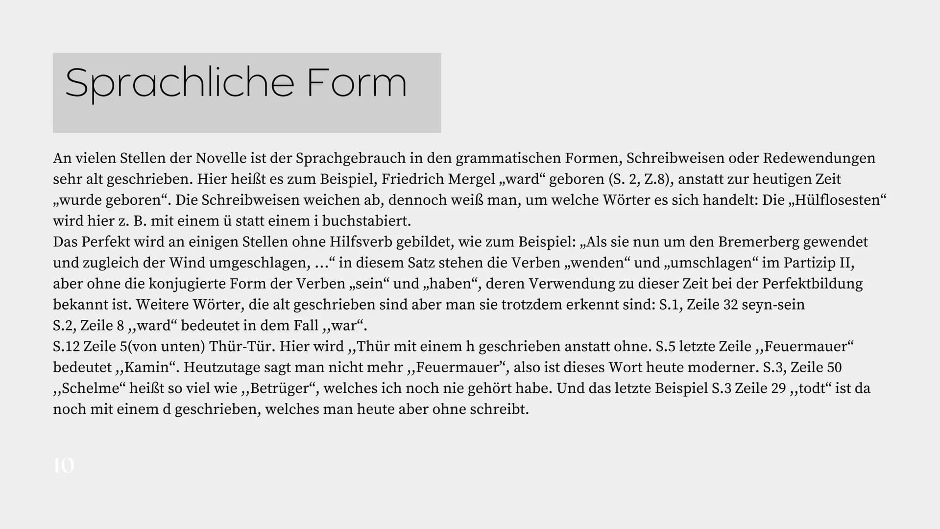 01
Die
Judenbuche
Portfolio Arbesa Rrustemi, 9c Was ist eigentlich
eine Novelle?
Eine Novelle ist eine kürzere Erzählung, die in
der Prosafo