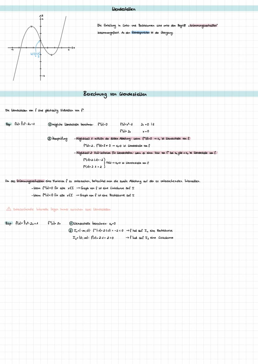 Monotonie
MALD
(f(x₂)
·ង
AV
Bsp. f(x)=x²: Extremstellen von f suchen:
Man kann das Monotonie verhalten von f auf zwei unterschiedliche Wege 