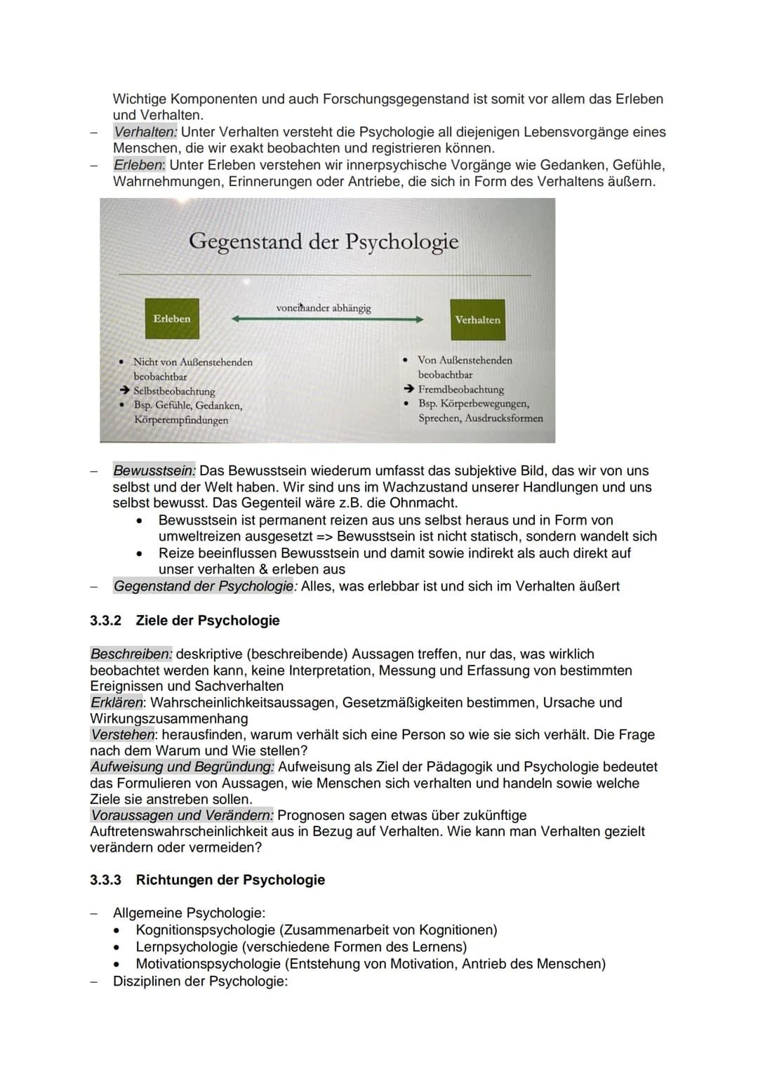PPS-Zusammenfassung
LP 03 Pädagogik und Psychologie als Wissenschaft
3.1 Was bedeutet der Begriff Wissenschaft
Wissen: Gesicherte, wahre Fak