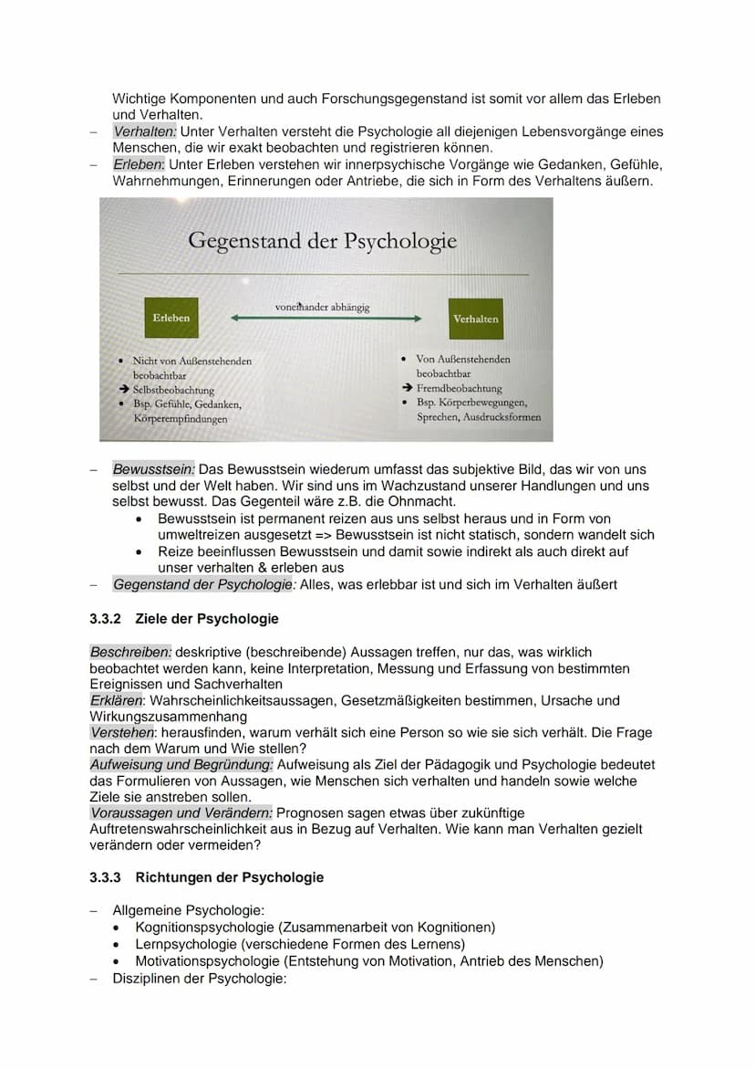 PPS-Zusammenfassung
LP 03 Pädagogik und Psychologie als Wissenschaft
3.1 Was bedeutet der Begriff Wissenschaft
Wissen: Gesicherte, wahre Fak