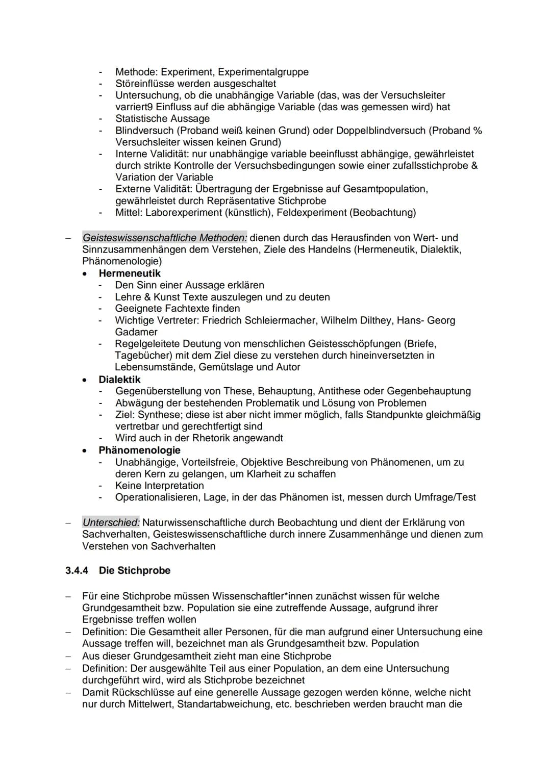 PPS-Zusammenfassung
LP 03 Pädagogik und Psychologie als Wissenschaft
3.1 Was bedeutet der Begriff Wissenschaft
Wissen: Gesicherte, wahre Fak