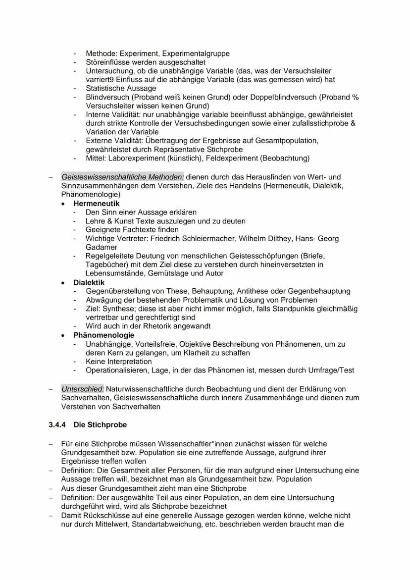 PPS-Zusammenfassung
LP 03 Pädagogik und Psychologie als Wissenschaft
3.1 Was bedeutet der Begriff Wissenschaft
Wissen: Gesicherte, wahre Fak