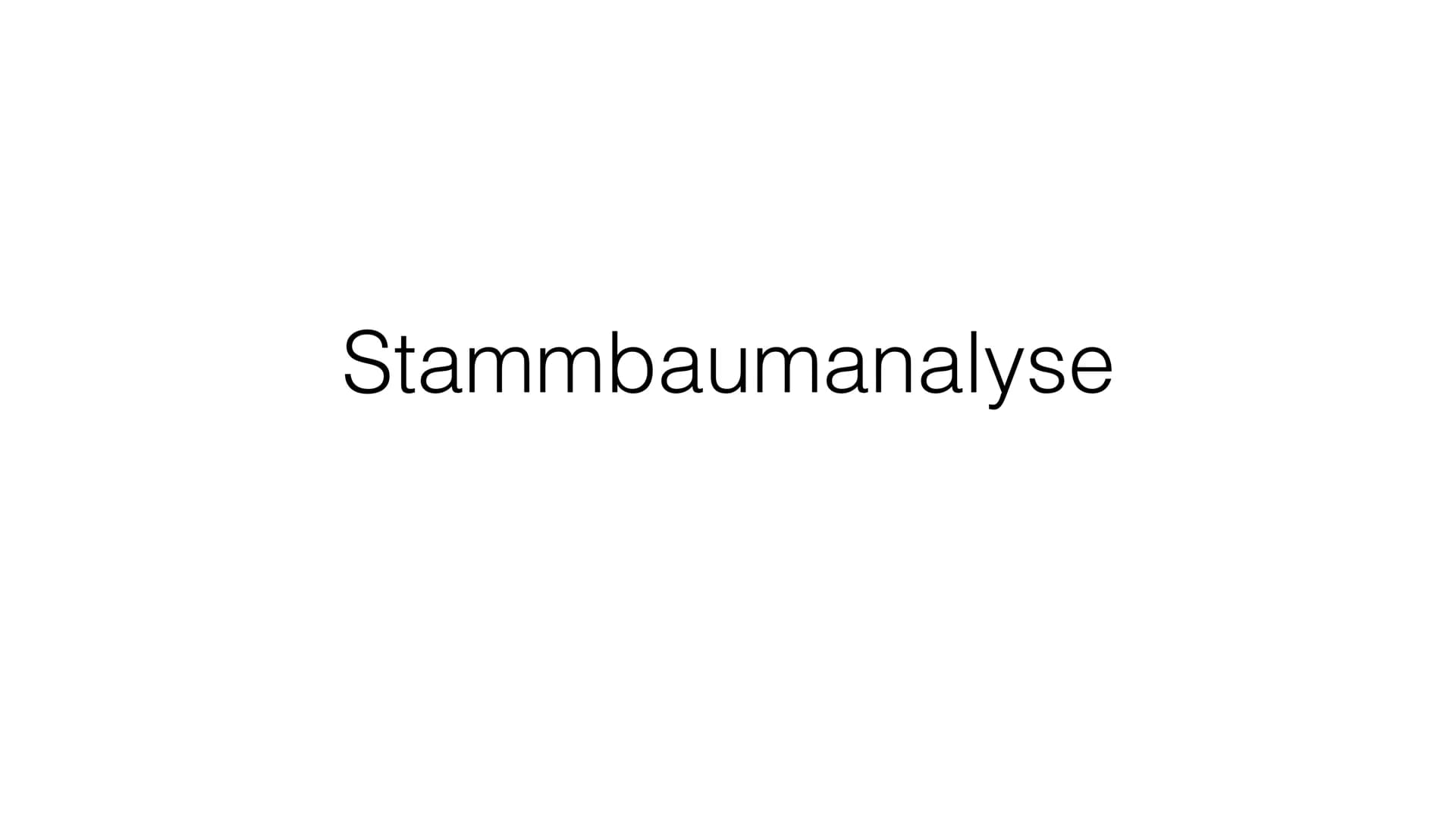 Stammbaumanalyse ●
●
●
Gründe
Wahrscheinlichkeit für Erbkrankheiten bestimmen
Merkmale (Erbkrankheiten) über Generationen zurückverfolgen
Ur