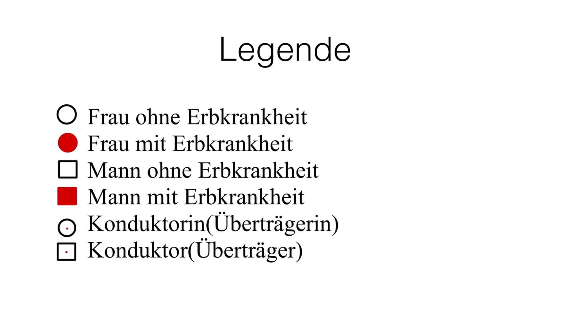 Stammbaumanalyse ●
●
●
Gründe
Wahrscheinlichkeit für Erbkrankheiten bestimmen
Merkmale (Erbkrankheiten) über Generationen zurückverfolgen
Ur