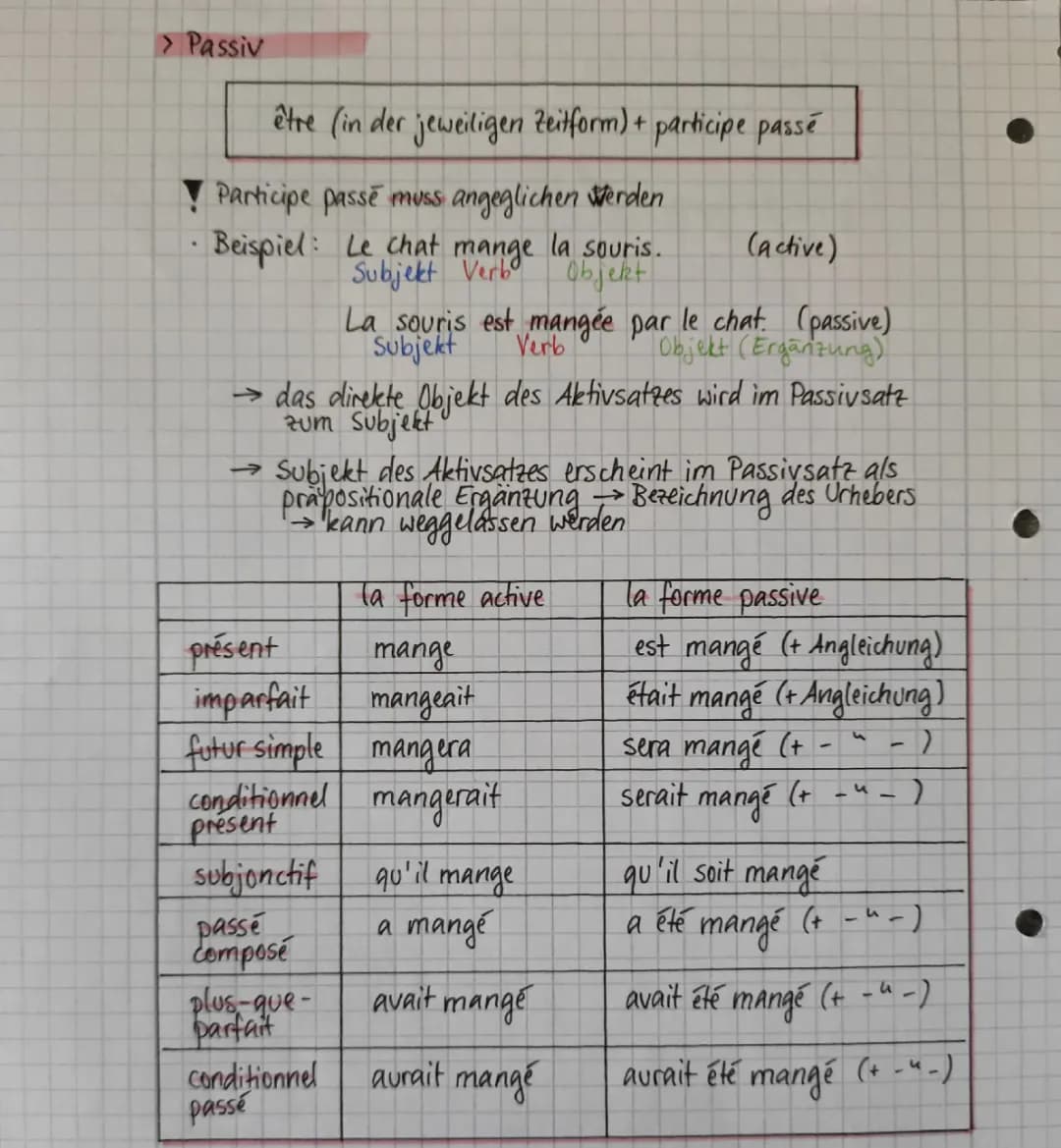 Comment former le Passif en Français ?