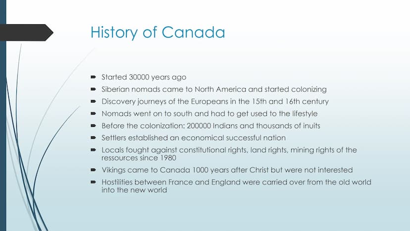 Canada- a country with
many facets
Which are the most interesting facts and why is the industry so important? Basic information about Canada