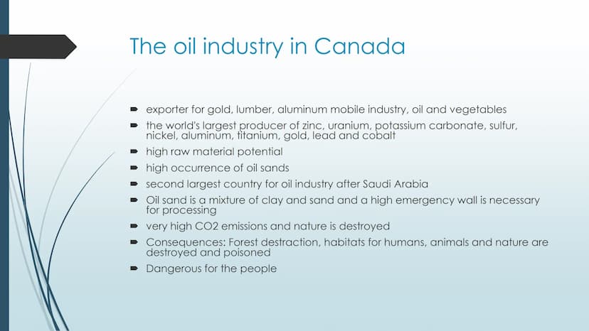 Canada- a country with
many facets
Which are the most interesting facts and why is the industry so important? Basic information about Canada