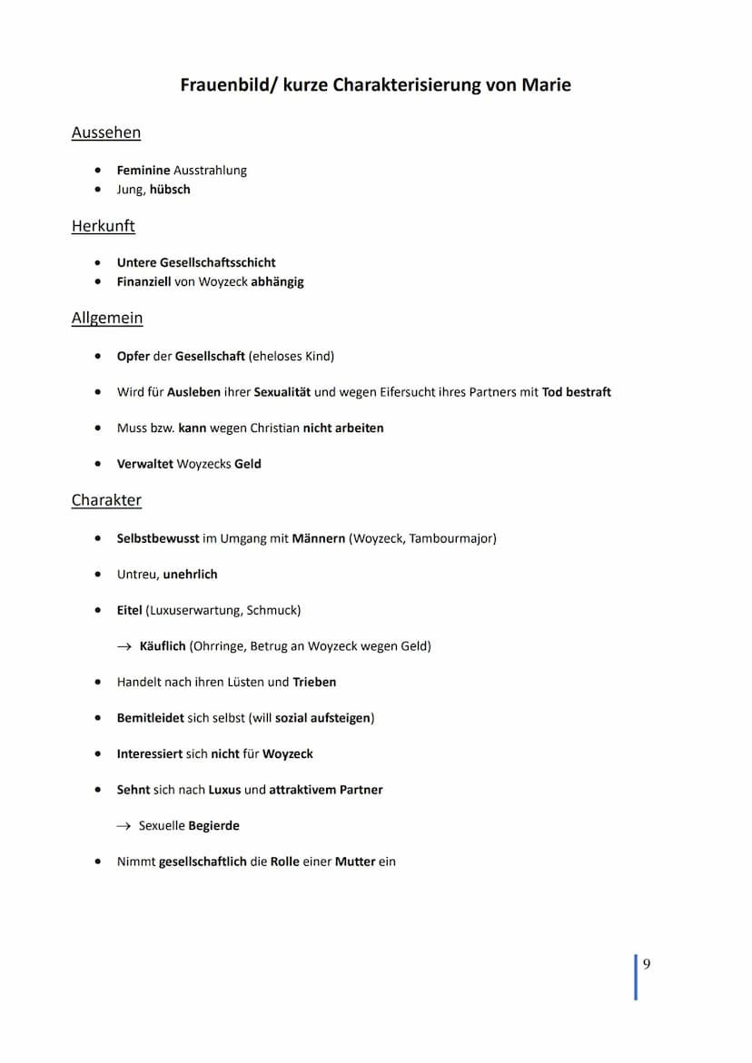 Lernzettel Abitur Deutsch
,,Woyzeck" - Georg
Büchner
Dramenkonzeption, Leitmotive, historische und epochale Zuordnung, Cha-
rakterisierungen