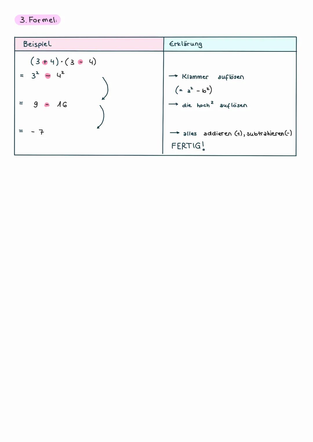 3. Formel:

| Beispiel          | Erklärung                                  |
| ----------------- | ---------------------------------------