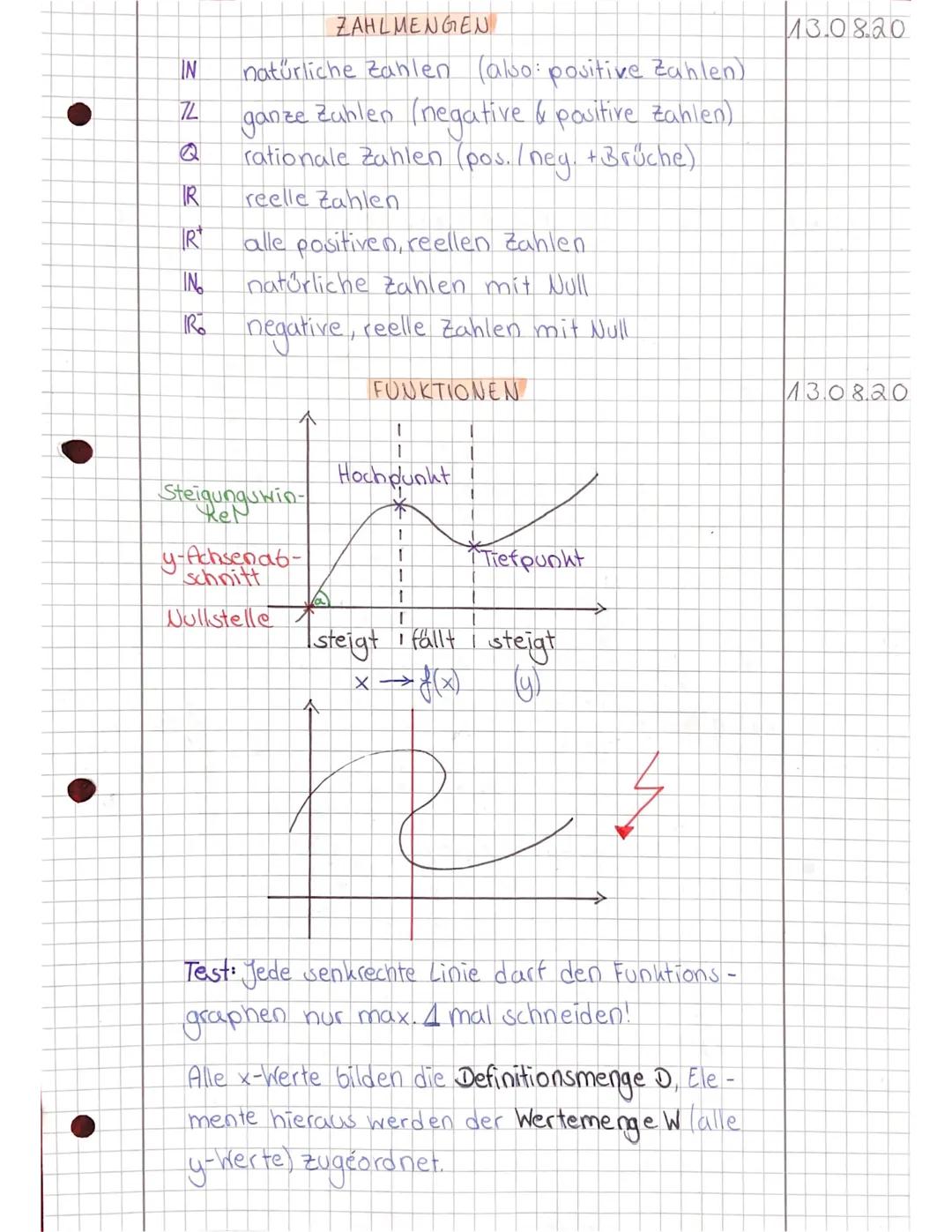 IN
72
ZAHLMENGEN
natürliche Zahlen (also: positive Zahlen)
ganze Zahlen (negative & positive zahlen)
rationale Zahlen (pos. / neg. + Brüche)