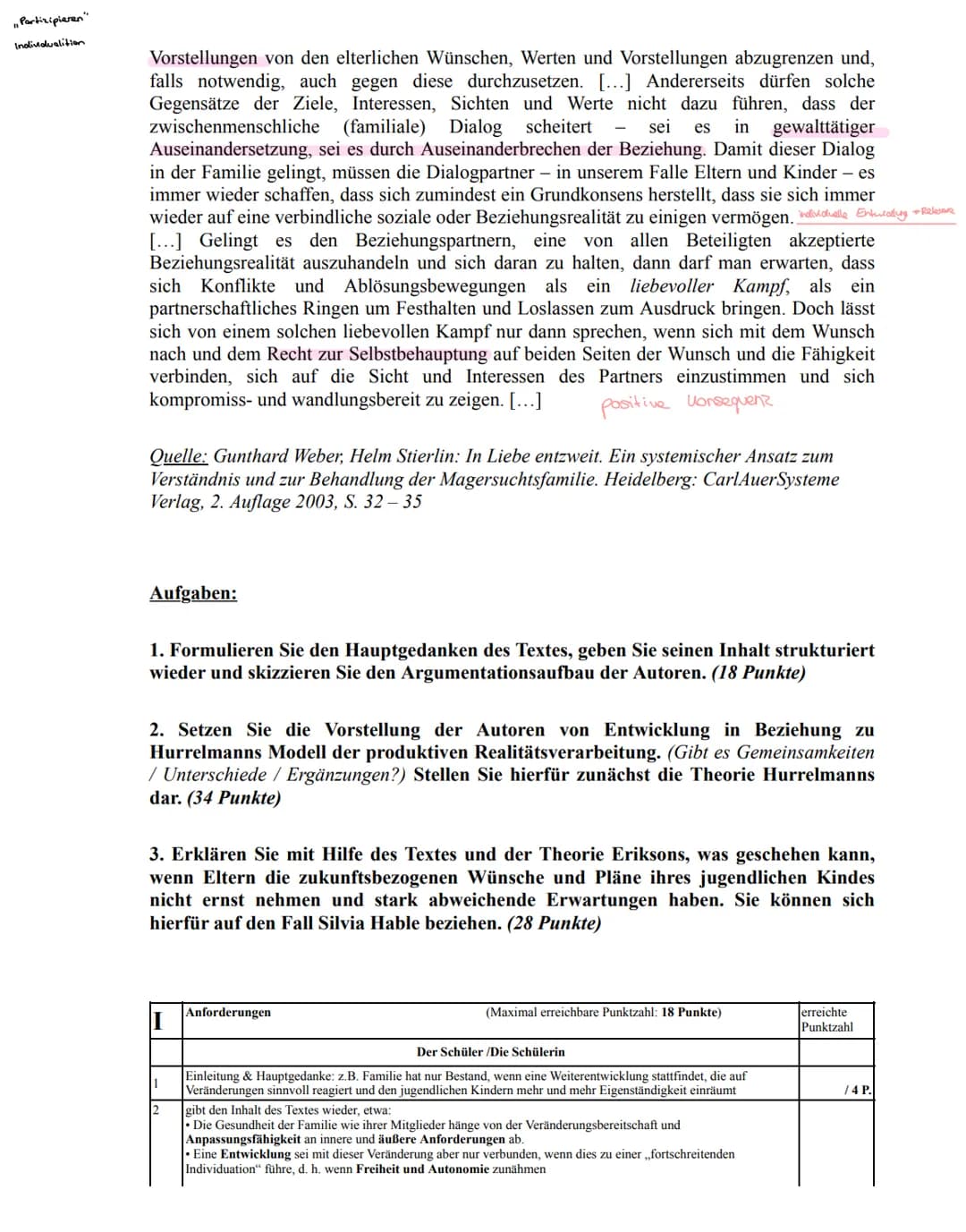 Transition
Kinder sollen ste
ablösen
Anforderungen
der Gesellschaft
an die familienrolle
fgabe ->
Entwicklungsaufge
uportiniplanen,
"Entwick