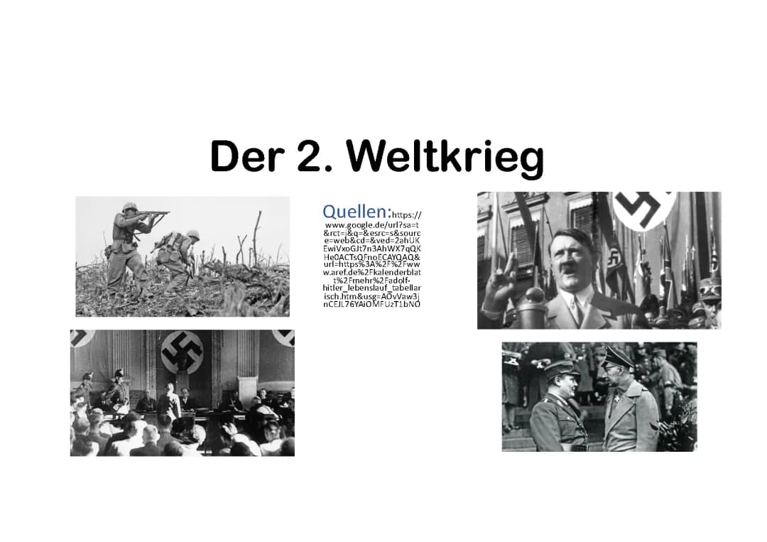2. Weltkrieg Powerpoint Präsentation