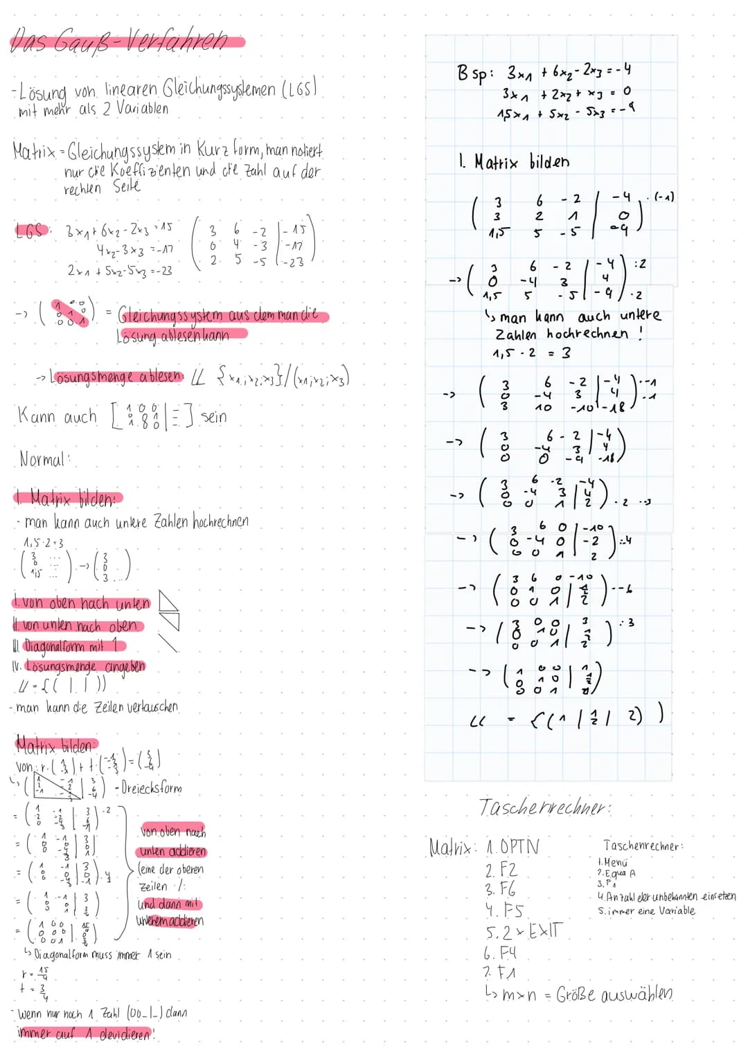 nalylische Geometrie und
Lineare Ayeuris bu 1bdur Lineare Gleichungssysteme...
·¨-lineare Gleichungssysteme und deren Lösbarkeit spielen
bei