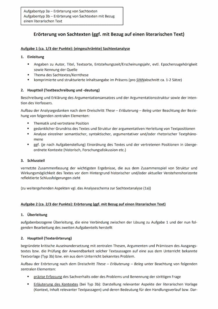 Know Erörterung von Sachtexten  thumbnail