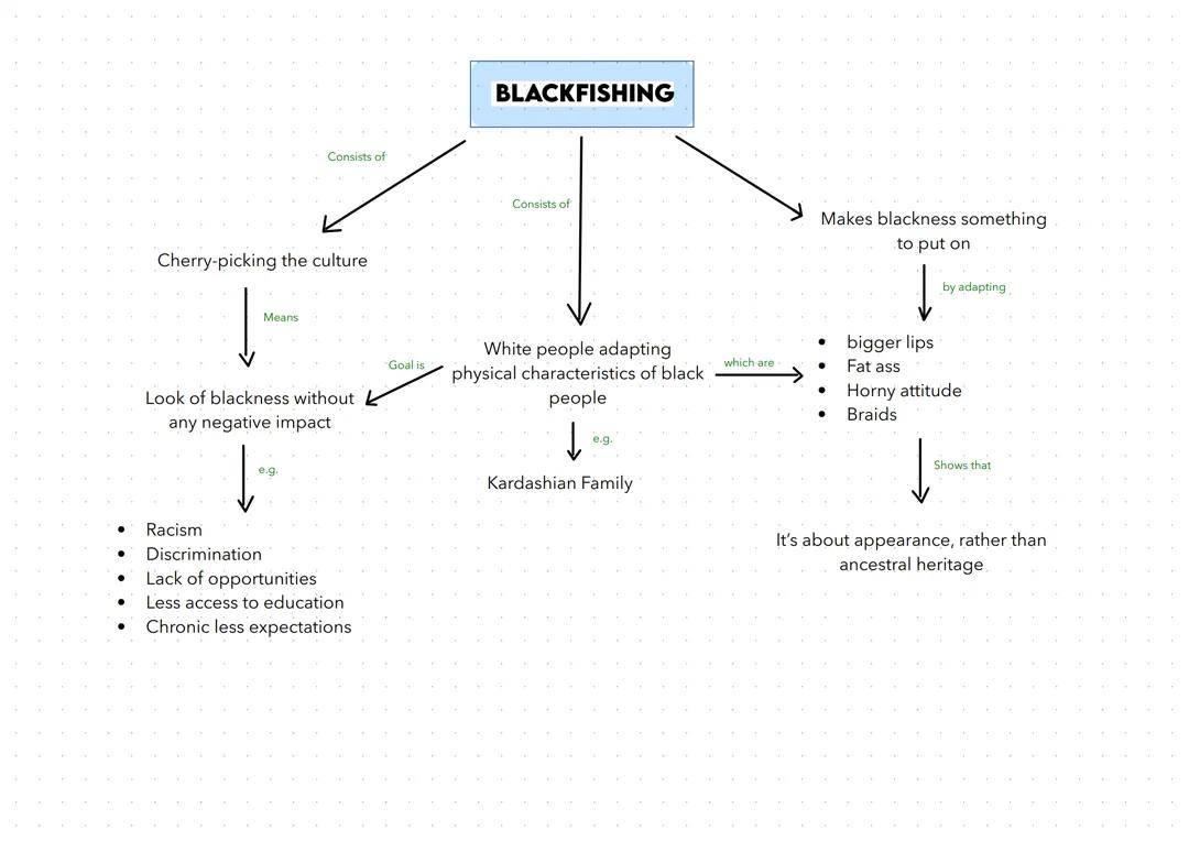 Blackfacing, Blackfishing, Cultural Appropriation 