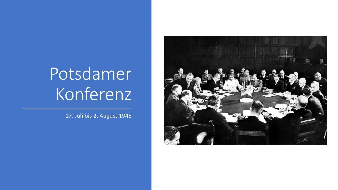 Potsdamer Konferenz: Teilnehmer, Ziele und Abkommen einfach erklärt