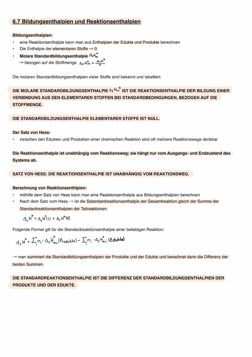 6. Chemische Energetik
6.1 Systeme und Größen der chemischen Energetik
Bei chemischen Reaktionen sind Stoffumwandlungen mit Energieumsätzen 