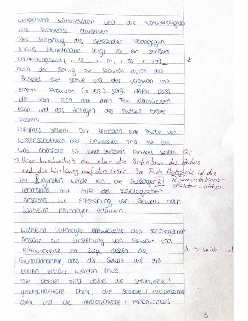 Erwartungshorizont zur Klausur Heitmeyer/systemische Therapie
Teilaufgabe 1:
2
Anforderungen
Der Schüler/die Schülerin...
1 formuliert einen