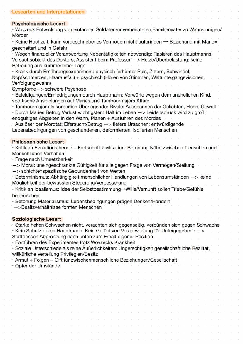 Woyzeck
Autor: Georg Büchner
Veröffentlicht: 1879
Gattung: Tragödie/Soziales
Drama
Epoche: Realismus Kapitel 1. Beim Hauptmann
Der Hauptmann