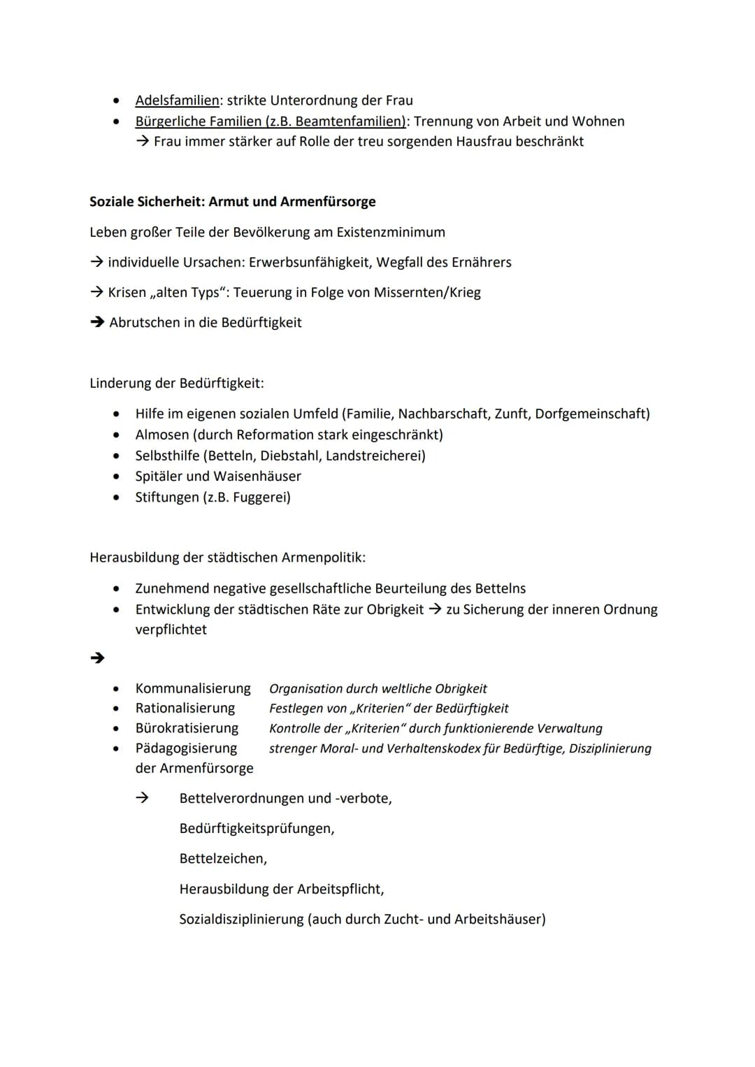 Klausur in Geschichte im AA 11/1 - Zusammenfassung des Stoffes
I. Ständegesellschaft
Ständewesen
Stände: gesellschaftliche Großgruppen mit e