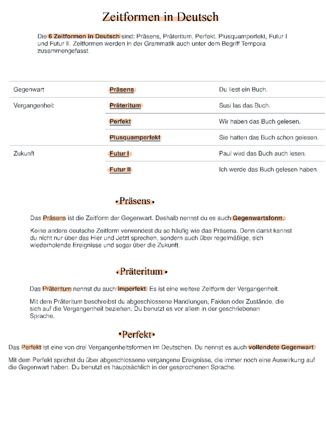 German Tenses Made Easy: Present, Past, and Future Fun!