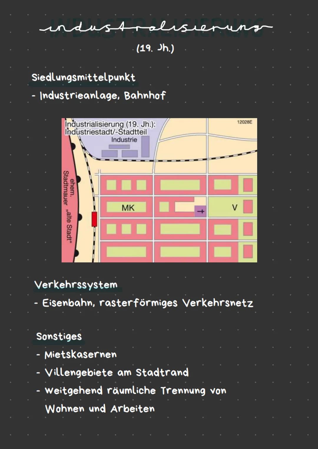 Städte Mitteleuropas - Differenzierungsmerkmale
physiognomisch
(Grund- & Aufriss)
Z.B.:
• Geschosszahl / Höhe der Gebäude
• Grundriss der Ge