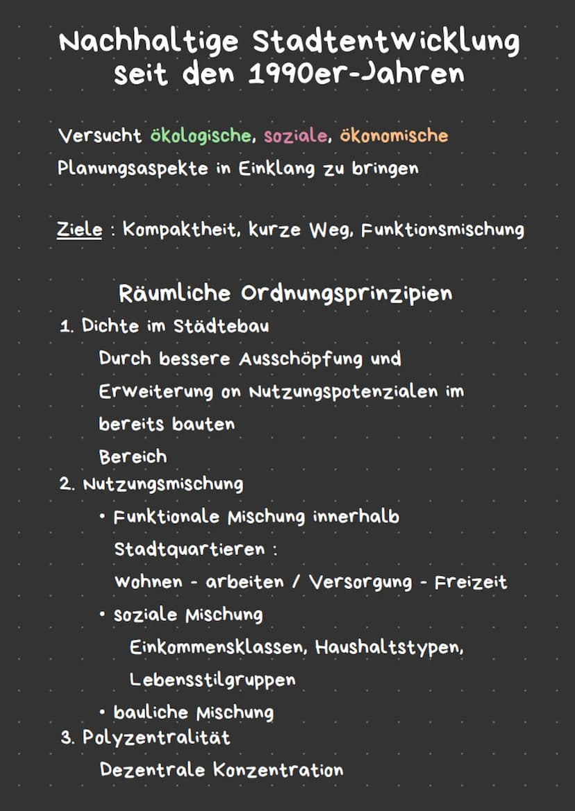 Städte Mitteleuropas - Differenzierungsmerkmale
physiognomisch
(Grund- & Aufriss)
Z.B.:
• Geschosszahl / Höhe der Gebäude
• Grundriss der Ge