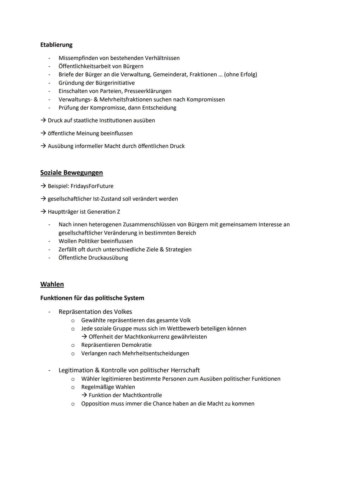 Abitur Politik/Wirtschaft
12.1 Politische Partizipation zwischen Anspruch und Wirklichkeit
Partizipation
Formen politischer Partizipation
Di