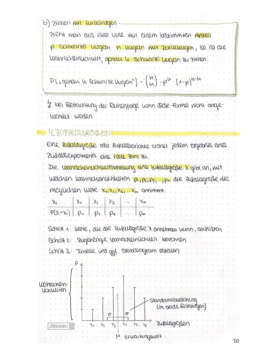 STOCHASTIK-
Der ereignisraum 12 umfasst alle möglichen Ausgange
(Ergebnisse) eines zufallsexperiments.
Die Anzahl der Elemente von 12 wird M