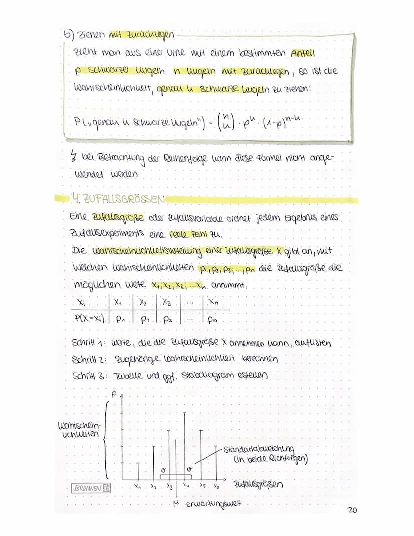 STOCHASTIK-
Der ereignisraum 12 umfasst alle möglichen Ausgange
(Ergebnisse) eines zufallsexperiments.
Die Anzahl der Elemente von 12 wird M