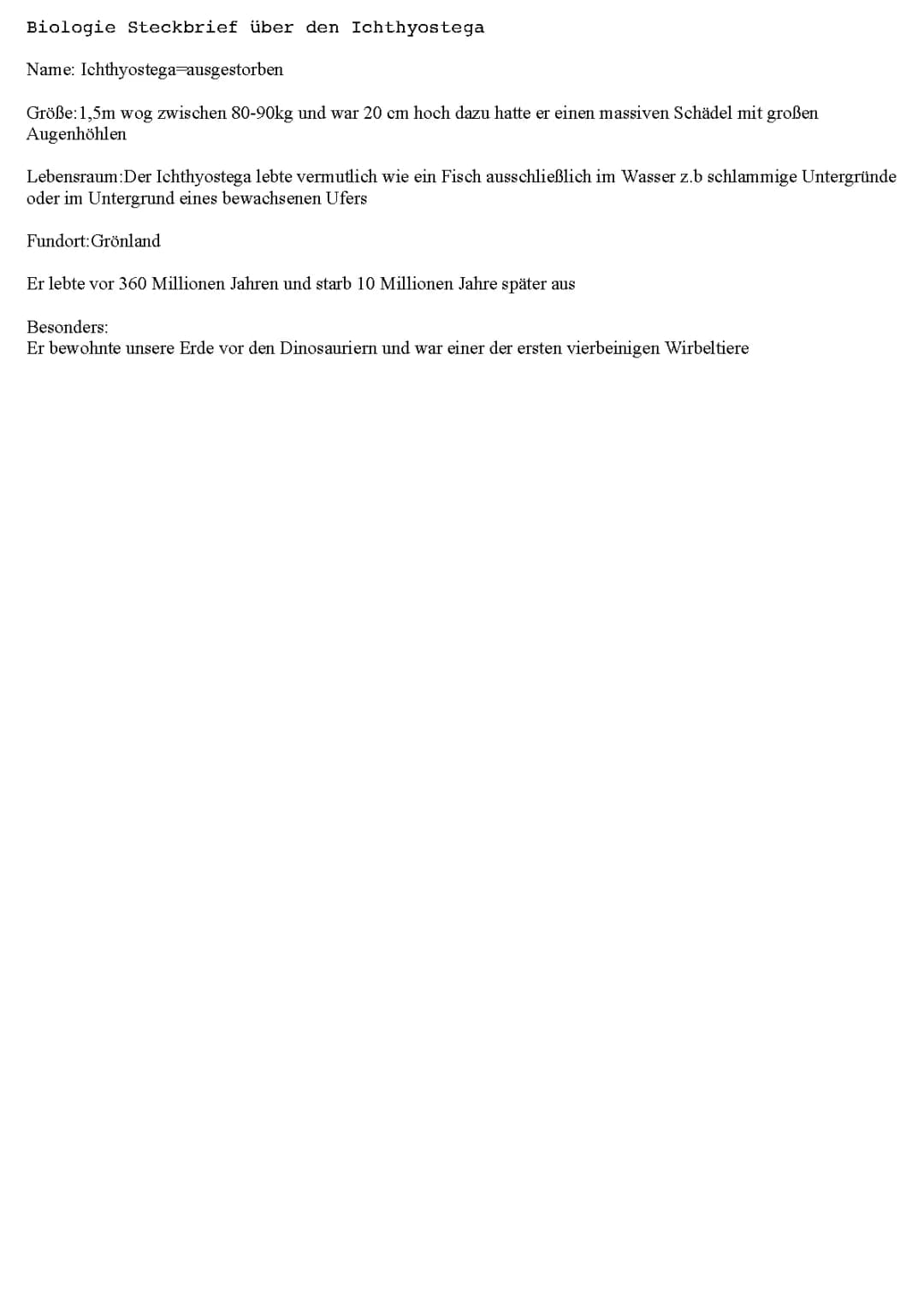Ichthyostega: Steckbrief, Merkmale und Aussehen