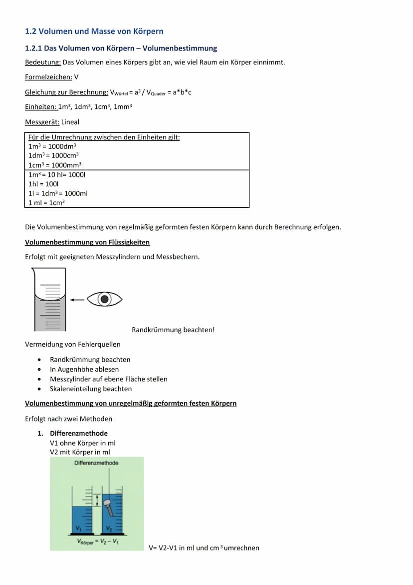 Physik BLF Inhalt
+1 Mechanik.
1.1 Körper und Stoff.
1.1.1 Aufbau der Körper.
1.1.2 Das Teilchenmodell.
1.2 Volumen und Masse von Körpern.
1