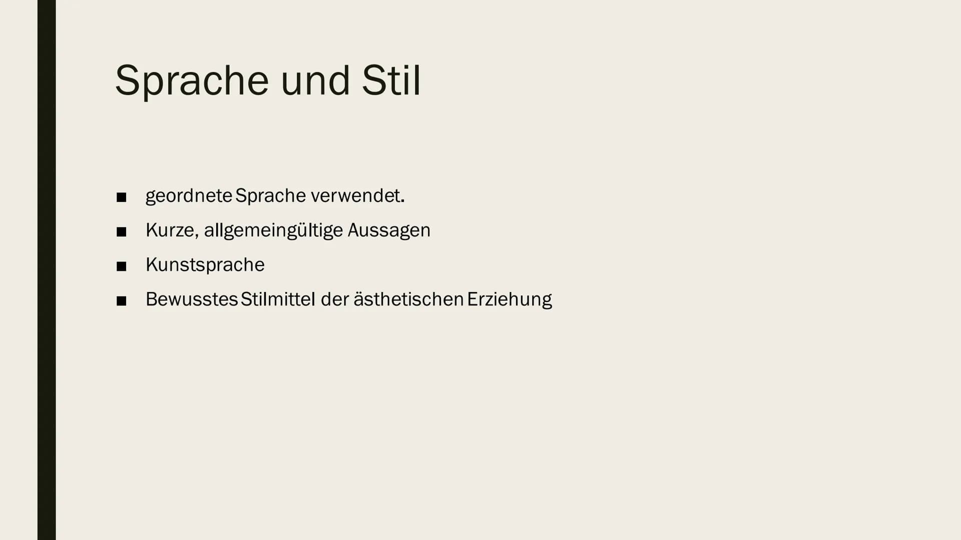 ୮
KLASSIK
(WEIMARER KLASSIK)
1786-(1805)1832 Inhalt
Merkmale
Historischer Kontext
■ Gesellschaft/Weltbild
Menschenbild
■ Drama und Schauspie