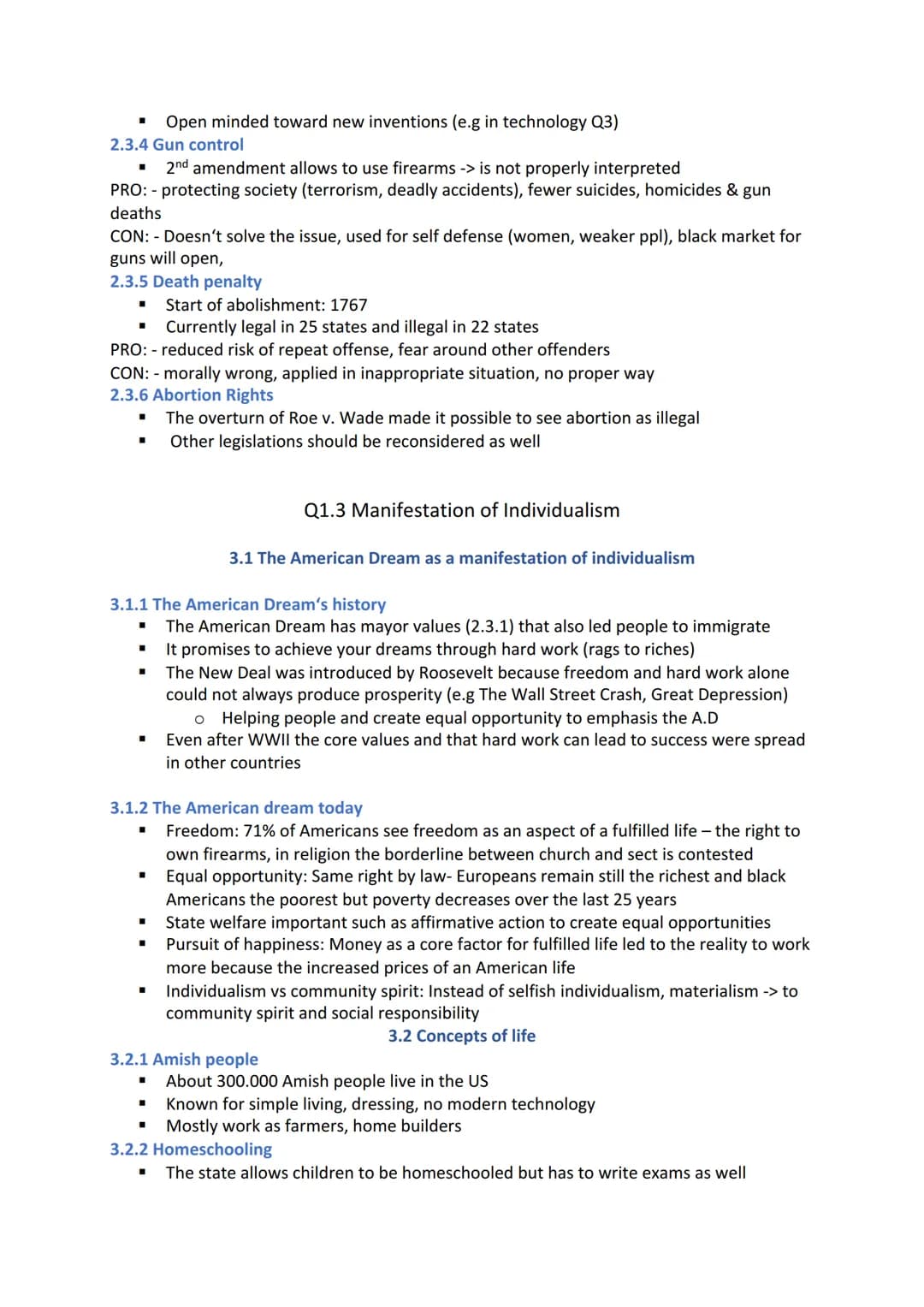 ENGLISCH ABITUR CONTENT
1. The USA - the formation of a nation
1.1 Development and principles of American democracy and the Constitution
1.2