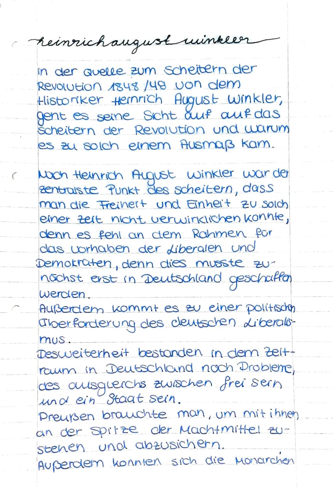 S
10
15
20
25
Warum scheiterte die Revolution 1848/49?
Heinrich August Winkler (geb. 1938 in Königsberg) ist ein deutscher
Historiker. Er sc