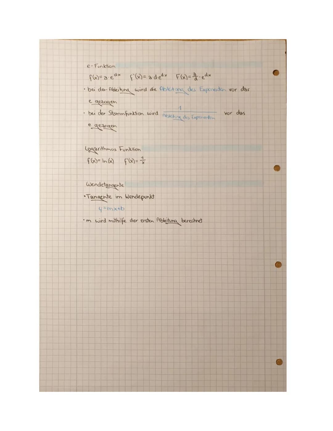 Mathe
Klausur
Rotationskörper
• Funktion rotiert um eine Achse Rotationskorper
• Rotations volumen um die x-Achse
S (f(x) dx =
Uneigentliche