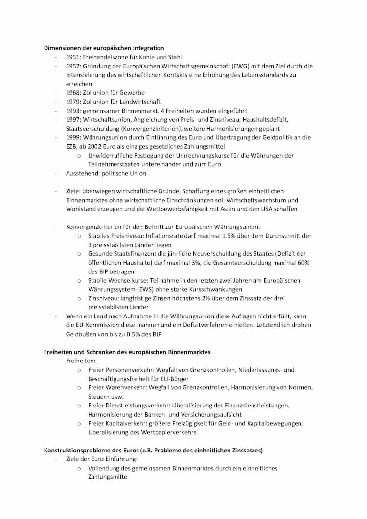 Know Dimensionen der europäischen Integration thumbnail