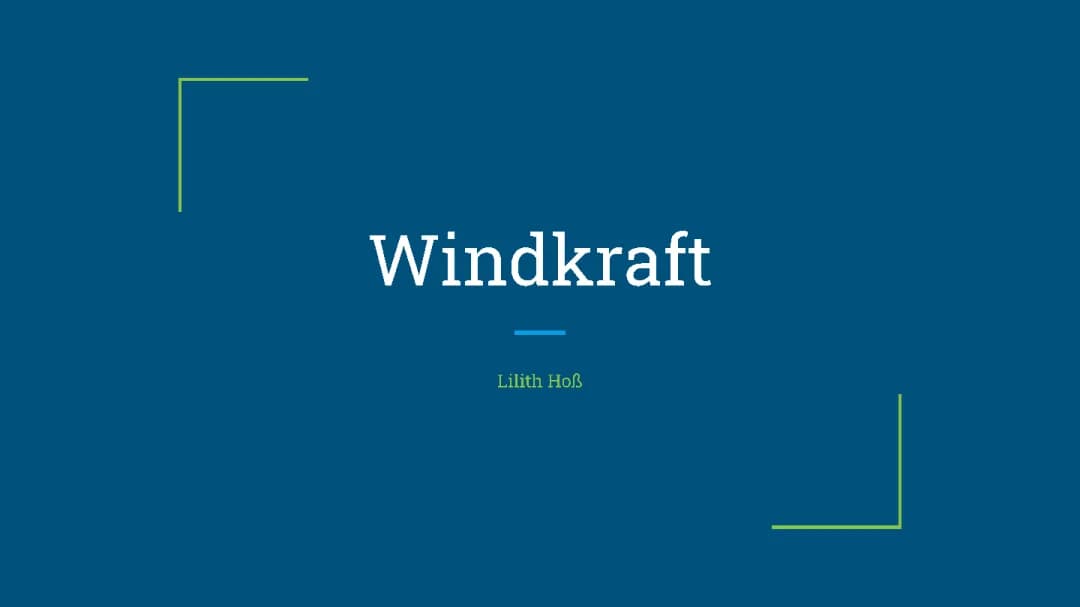 Windkraft