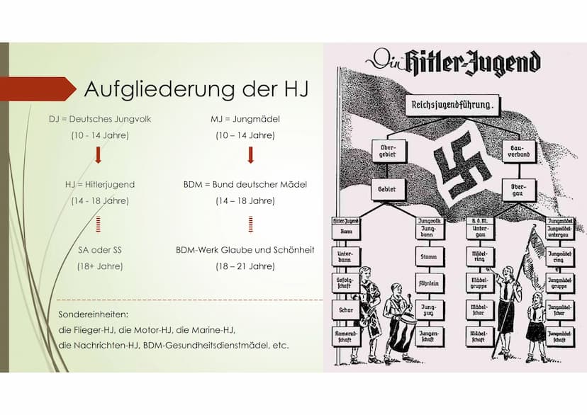 Die Hitlerjugend &
Der Bund deutscher Mädel Gliederung
➡ Die NS-Jugendorganisation
Aufgliederung
➡ Allgemein
➡ Böblingen/Sindelfingen
Hitler