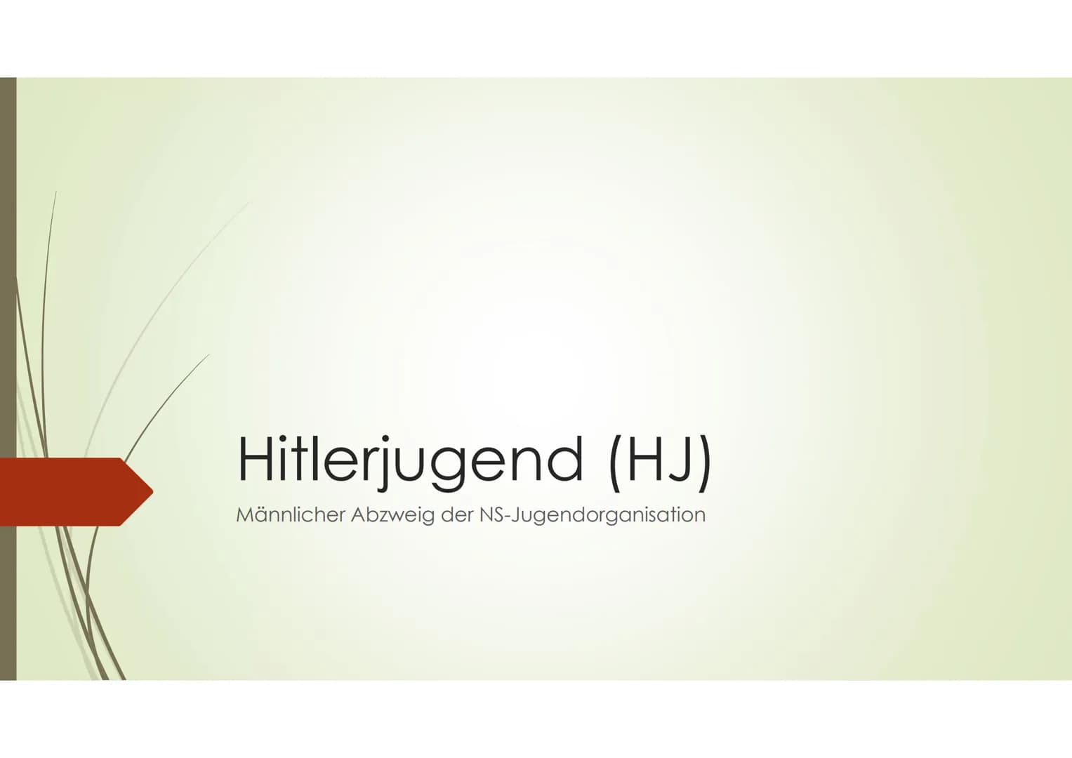 Die Hitlerjugend &
Der Bund deutscher Mädel Gliederung
➡ Die NS-Jugendorganisation
Aufgliederung
➡ Allgemein
➡ Böblingen/Sindelfingen
Hitler