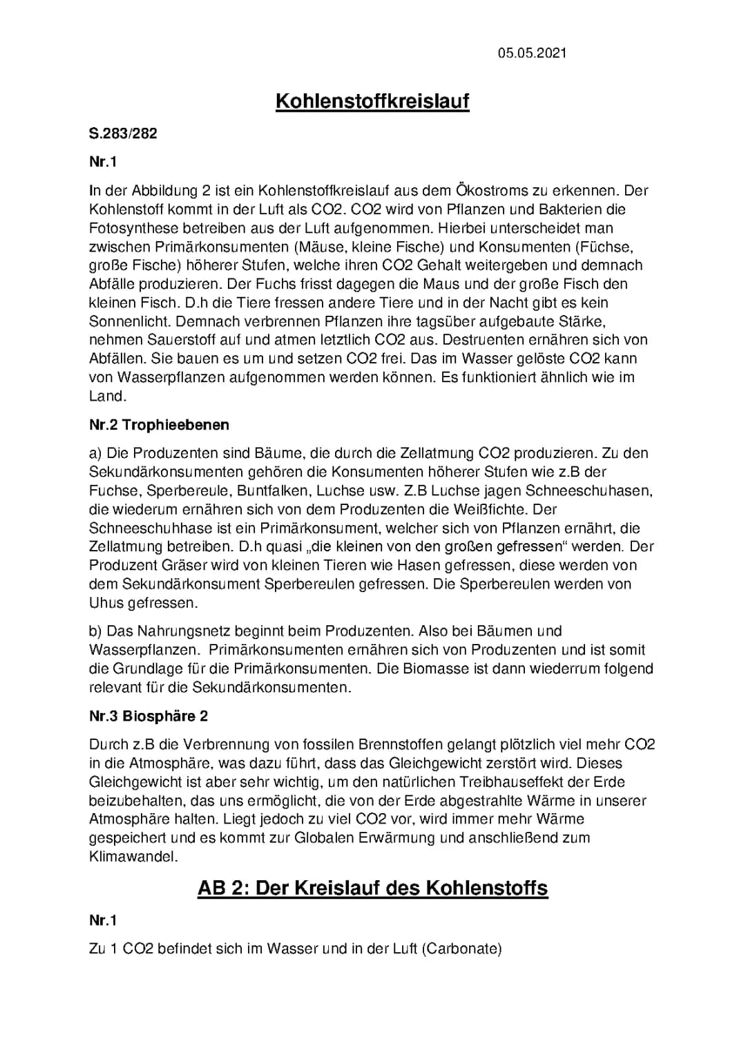 Kohlenstoffkreislauf für Kinder einfach erklärt – Biologie und Chemie verstehen