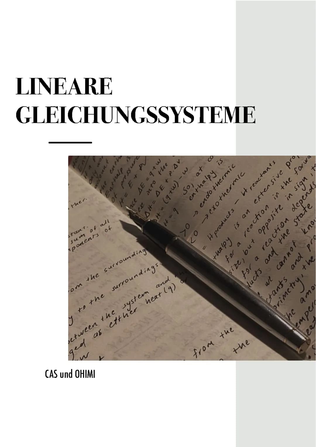 Lineare Gleichungssysteme: Aufgaben und Übungen für 2 und 3 Variablen