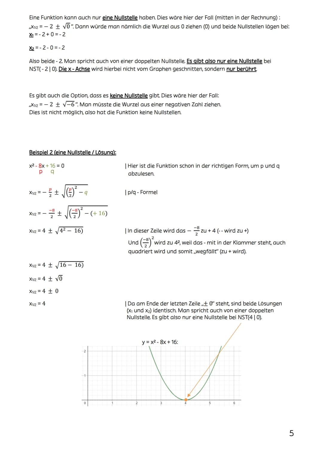 Quadratische Ergänzung und Nullstellen für die 9. Klasse - Einfach erklärt!