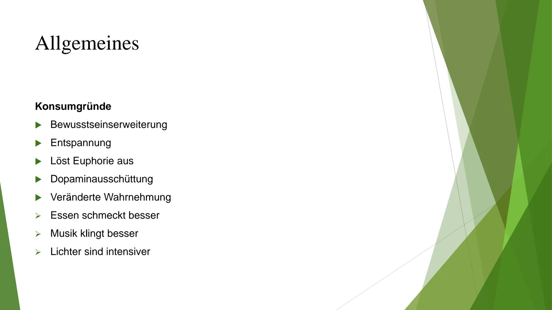 Cannabis als Synapsengift? Gliederung
► Allgemeines
▸ Angriffspunkte auf die Synapse
► Folgen
Neurophysiologisch
> Generell
Quellen Allgemei