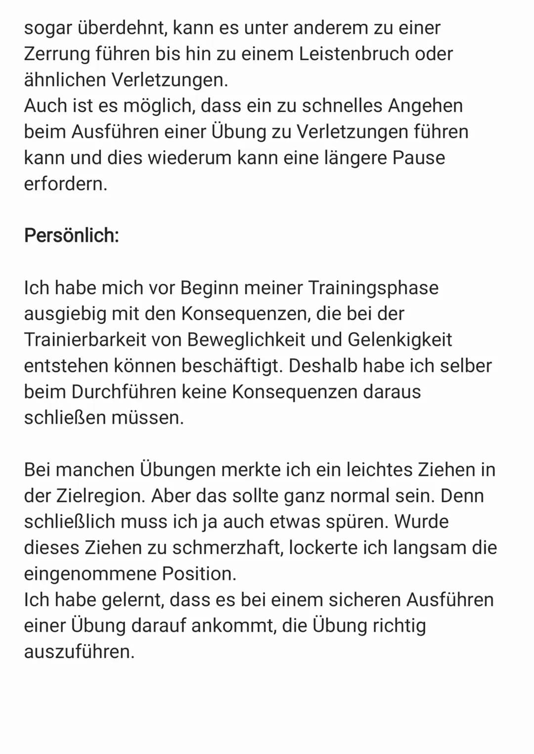 Beweglichkeit
fo**9)
}
a ~Reflexion Lernaufgabe~
Mein Thema: Beweglichkeit
1. Die theorethische Auseinandersetzung mit der
Lernaufgabe
Nachd