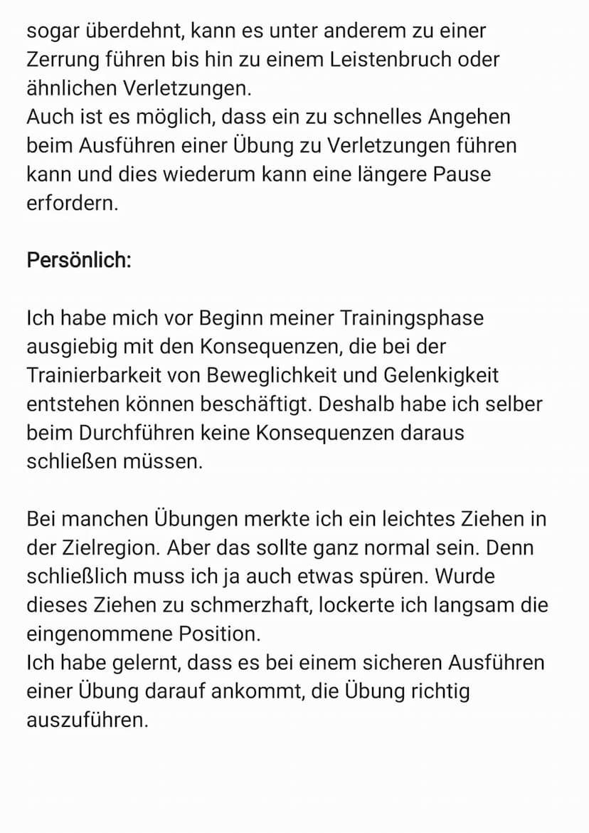 Beweglichkeit
fo**9)
}
a ~Reflexion Lernaufgabe~
Mein Thema: Beweglichkeit
1. Die theorethische Auseinandersetzung mit der
Lernaufgabe
Nachd