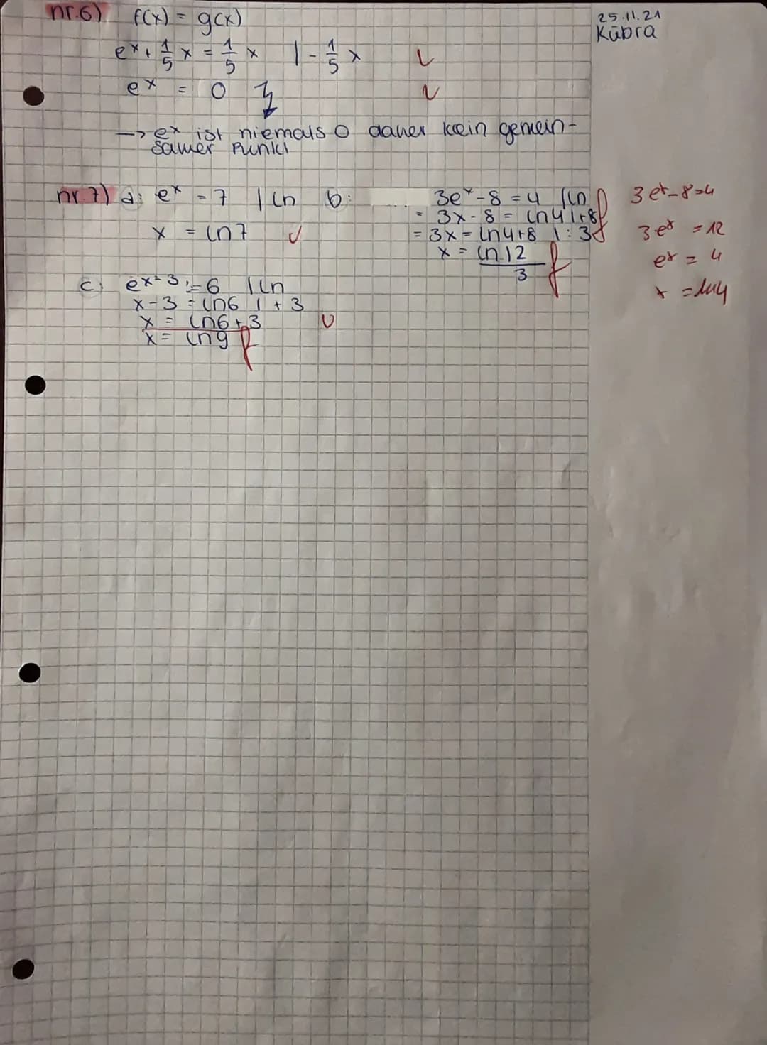 Dr. A)
a
b
Taschenrechner freier Teil
V
f(x) = (2x ³ + 5) x ²
f(x)-6x². x² + 2x³+5)2x
f(x) = 7x² + 2x³ + 10 x
f'(x) = 2x³ + 7x² +10x
U
V
f(x