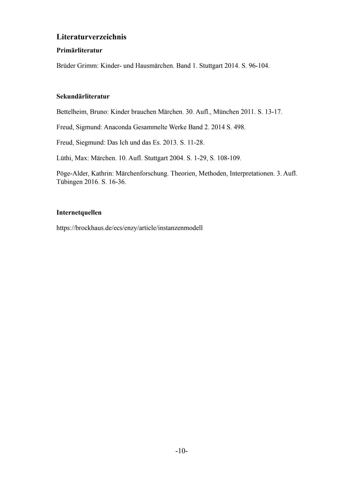 Untersuchung des Einflusses von Märchen auf die Moralent-
wicklung (psychosexuelle Entwicklung) der Kinder anhand von
„Hänsel und Gretel“

M